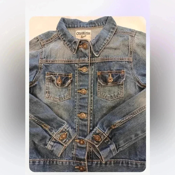 OshKosh B’gosh Denim Jean  Jacket Size 10 - Picture 8 of 8